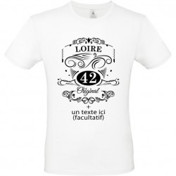 Tee shirt vintage Département de la Loire 42