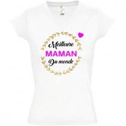 Tee shirt Couronne Meilleure maman du monde