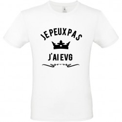 Tee shirt evg - je peux pas j'ai evg - enterrement vie de garçon