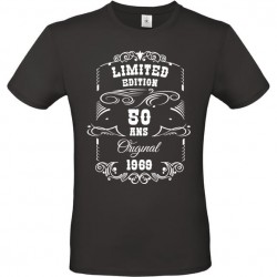 T shirt Anniversaire édition limited 20 ans, 30 ans, 40 ans, 50 ans, 60 ans et plus date et age à personnaliser