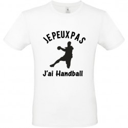 Tee shirt je peux pas j'ai handball
