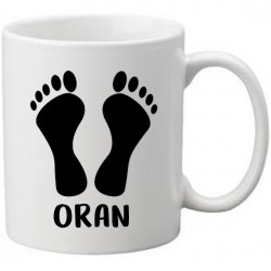 Mug Blanc à personnaliser pied noir Oran et photo de Santa Cruz