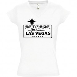 Tee shirt femme Las Vegas personnalisable