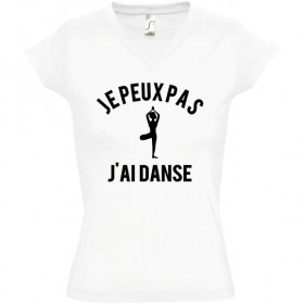 Tee shirt femme je peux pas...