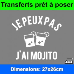 Sticker transfert je peux pas j'ai mojito