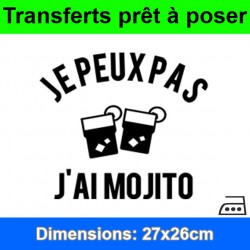 Sticker transfert je peux pas j'ai mojito