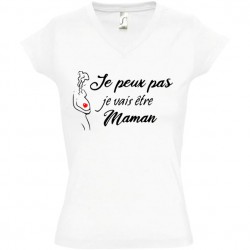 Tee shirt je peux pas je vais être maman